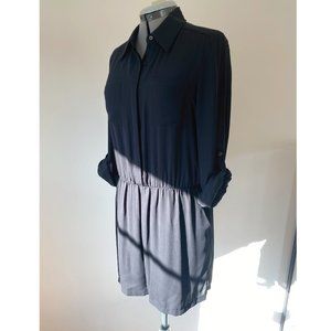 Tahari Black Long-Sleeve Romper Size M